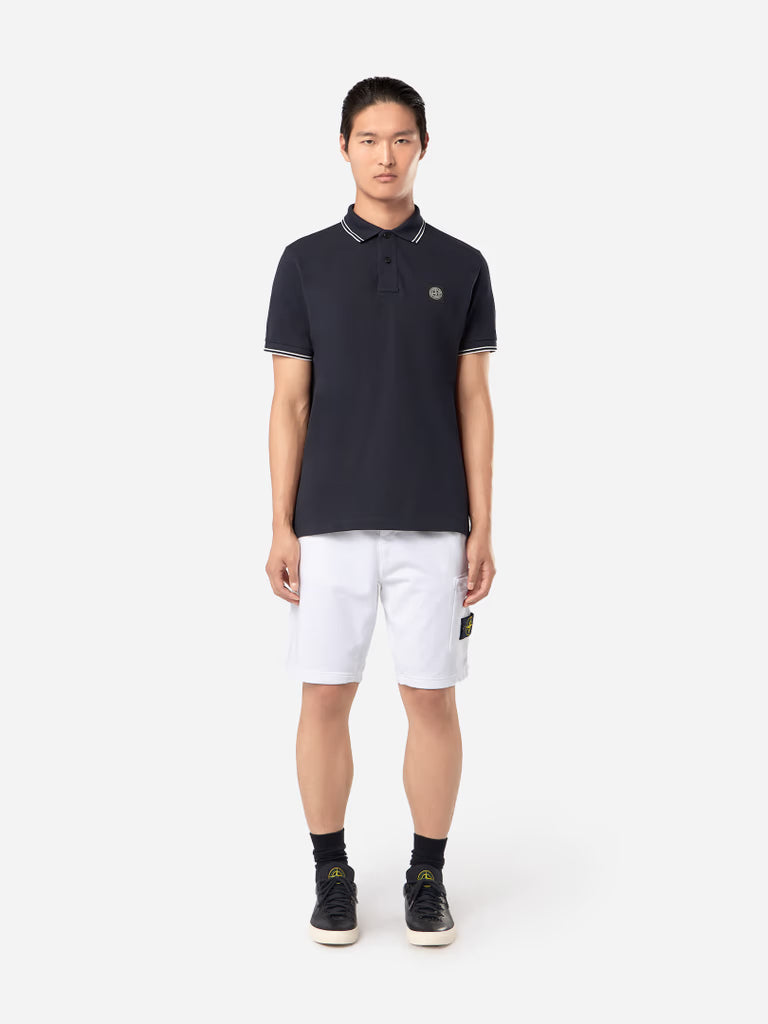 White fleece shorts